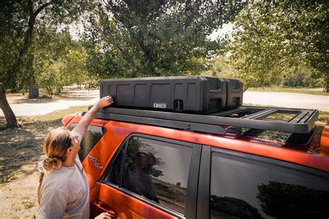 expedition metal box storage|overlanding roof rack storage containers.